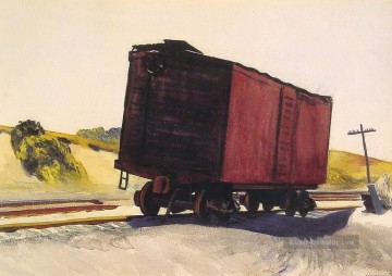 Edward Hopper Werke - Güterwagen bei Truro Edward Hopper